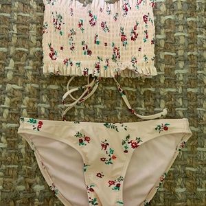 Floral bathing suit